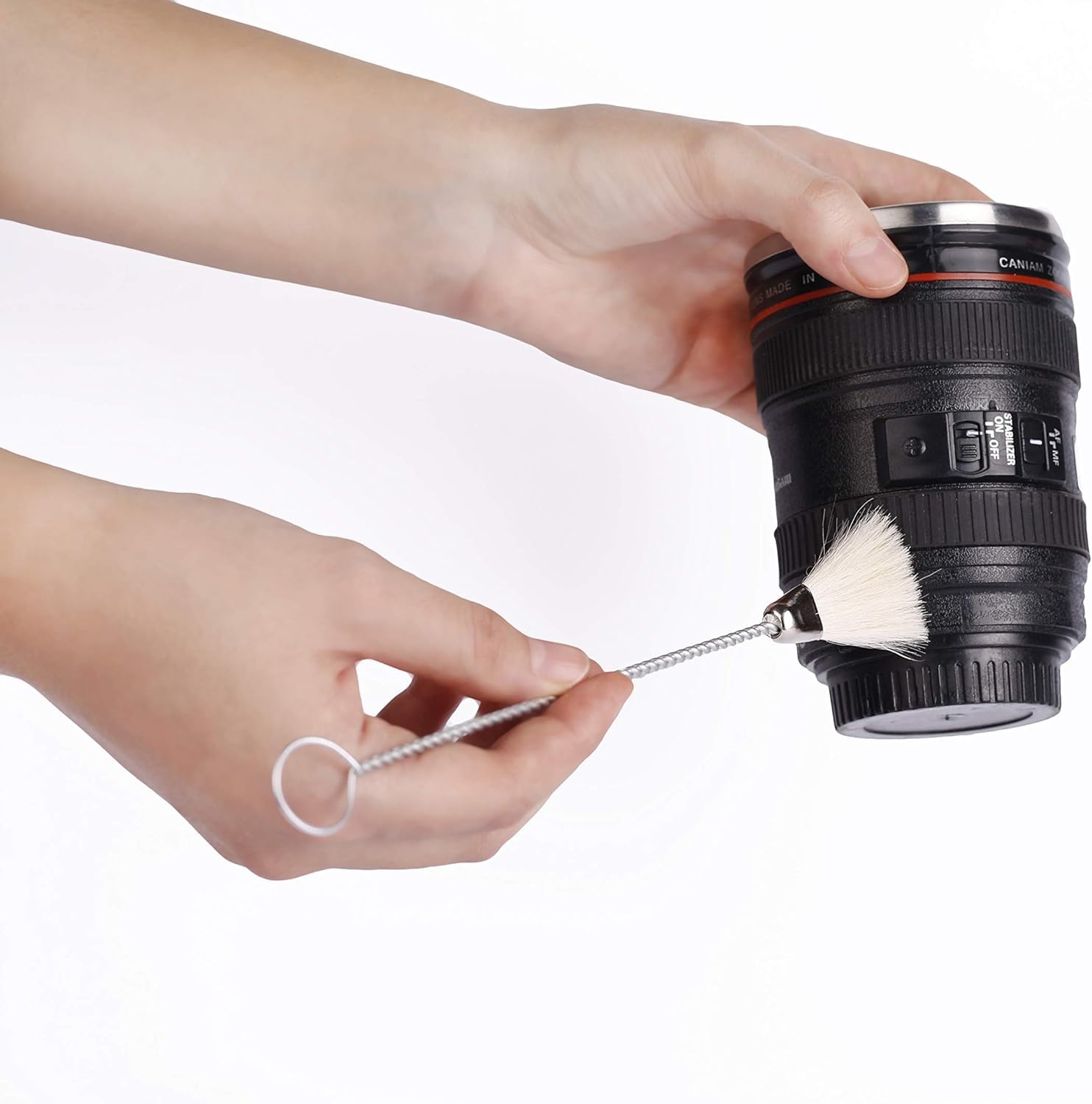 CANOPUS 20 Piece Spray Gun Cleaning Kit; Airbrush Cleaning Kit, HVLP Spray Gun Cleaning kit, Complete Cleaning Set for Air Paint Guns and Other Air Tools, Tubes, Bottles - Image 5