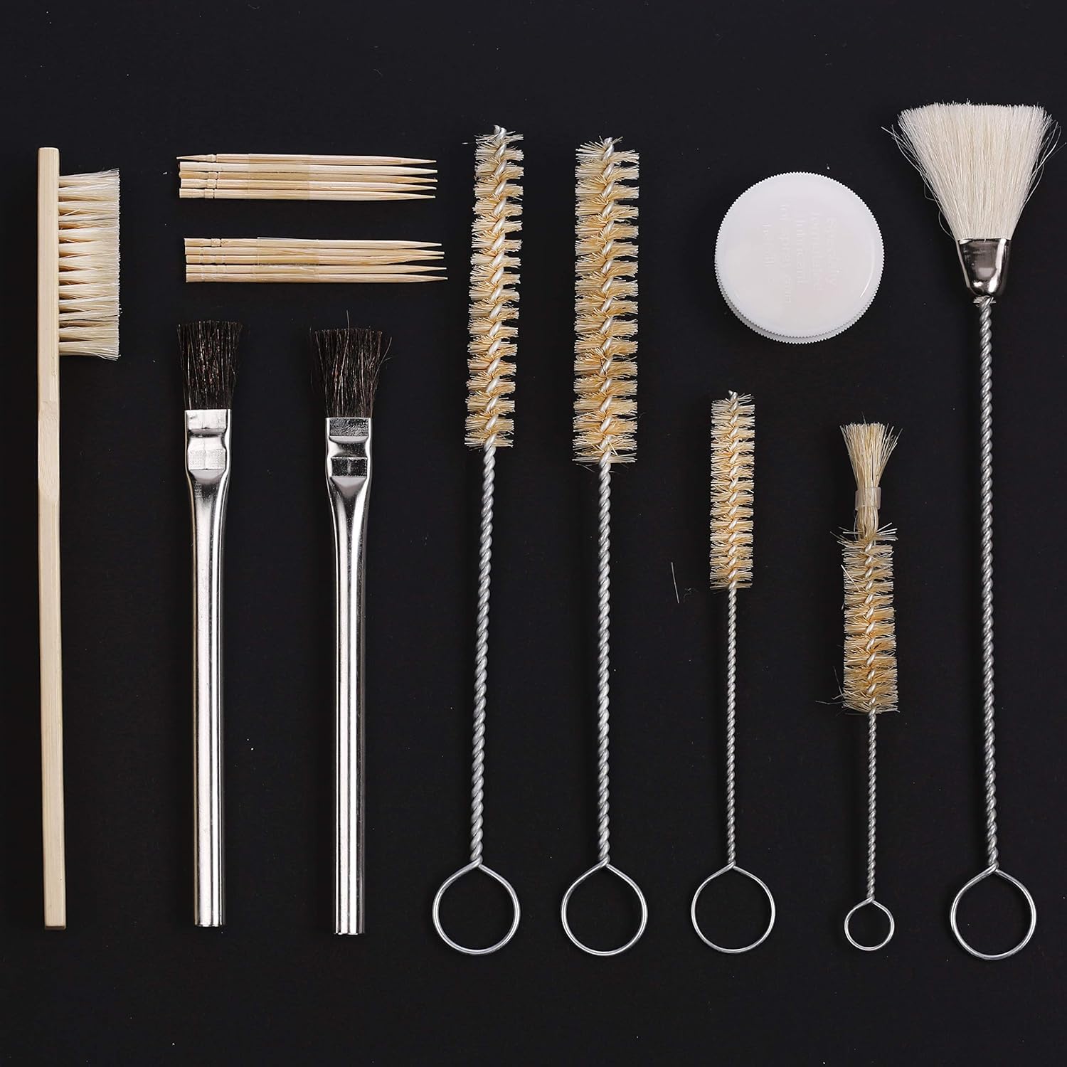 CANOPUS 20 Piece Spray Gun Cleaning Kit; Airbrush Cleaning Kit, HVLP Spray Gun Cleaning kit, Complete Cleaning Set for Air Paint Guns and Other Air Tools, Tubes, Bottles - Image 7