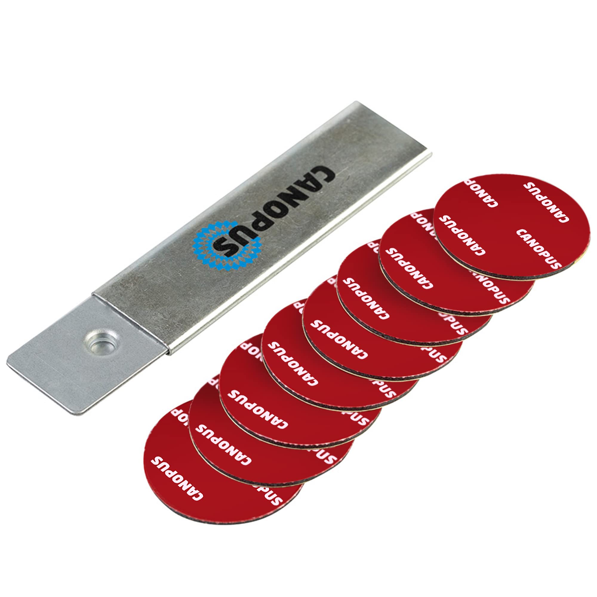 CANOPUS Circle Double Sided Adhesive Pads, Mounting Foam Tape, Made in USA, 5952 Roll, 8-PCs 1.5 in Diameter Circle Pack, with Box Cutter (1PC) and Razor Replacement (2PCs) - Image 4