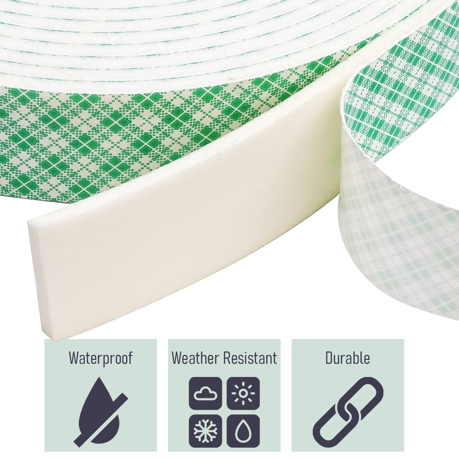 CANOPUS Double Sided Foam Tape for Craft and Card Making Projects, Heavy Duty Adhesive Mounting Tape 4016 (0.5in x 36yd) - Image 3