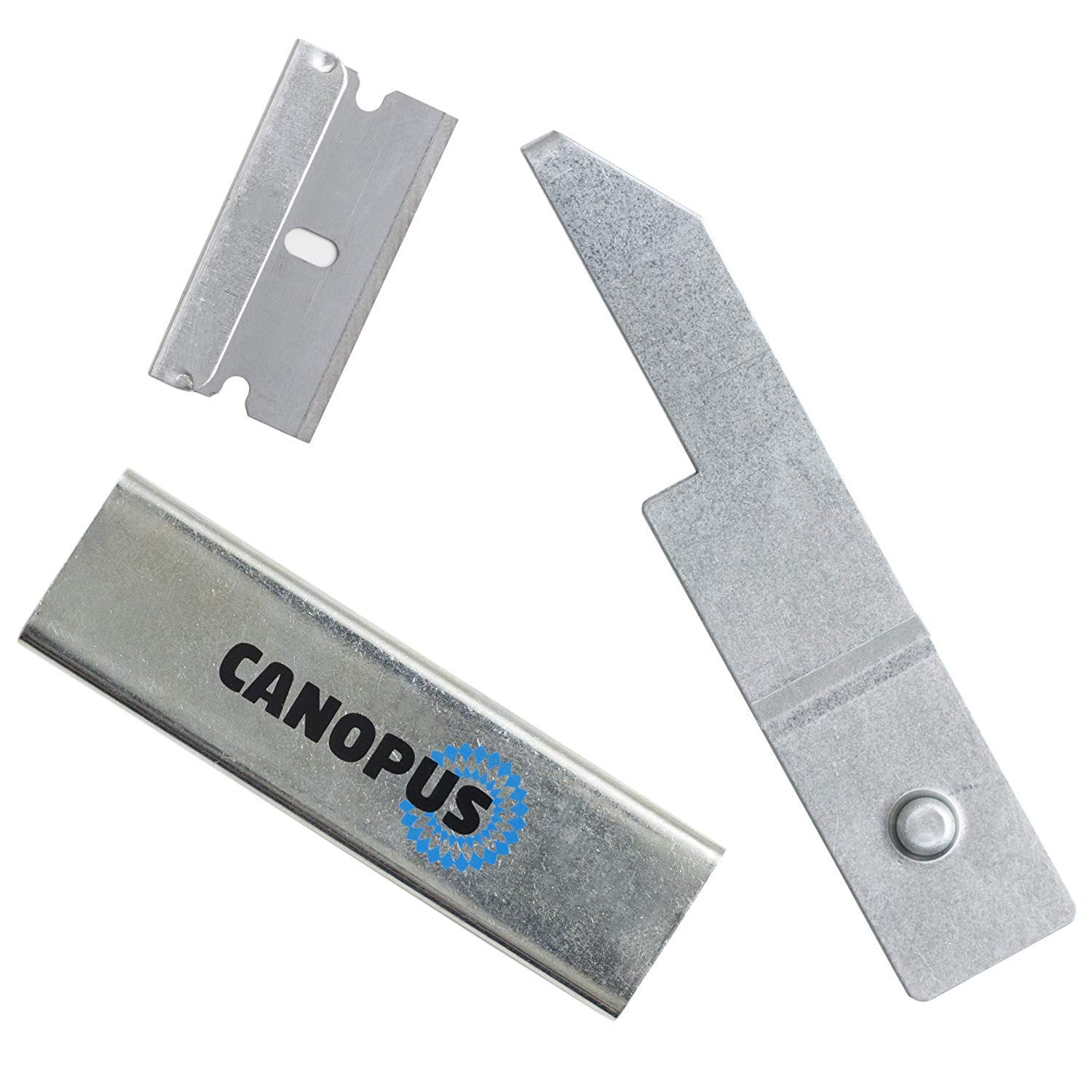 CANOPUS Double Sided Hook and Loop Tape, Reclosable Fastener, SJ3560, Heavy Duty Mounting Tape, Clear 16-PCs 1 in Diameter Circle Pack, with Box Cutter (1PC) & Razor Replacement (2PCs) Made in USA - Image 7