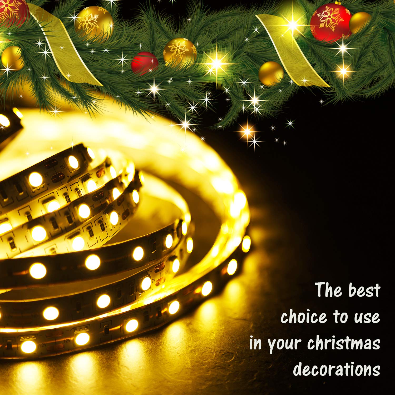 CANOPUS Double Sided Tape, Heavy Duty Adhesive Tape, LED Mounting Tape, Waterproof Foam Tape, 0.4in x 32ft, Suitable for LED Strip Lights, Indoor/Outdoor Craft, Home & Office Projects - Image 6