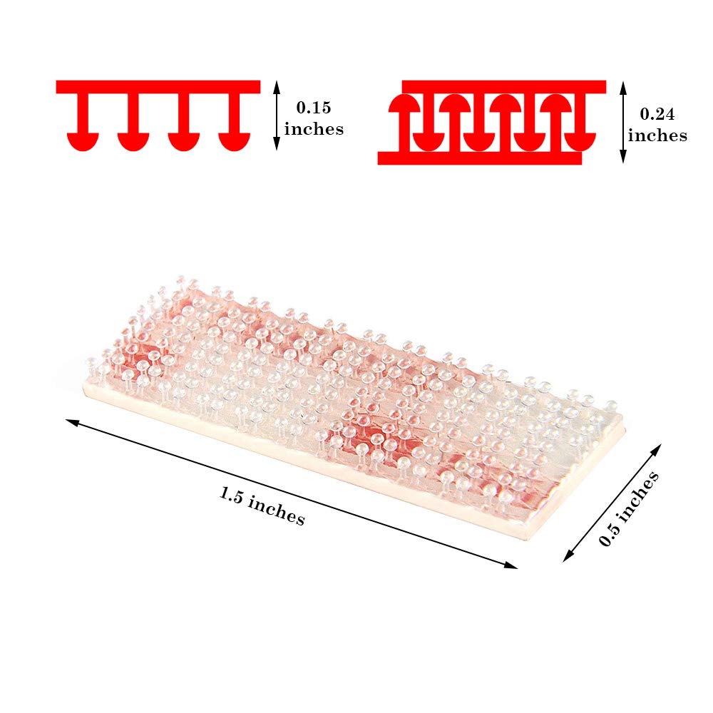 CANOPUS EZ Pass/I-Pass/SunPass Mounting Strips: Dual Lock Tape, Ezpass Tag Holder, Reclosable Fastener, Adhesive Peel-and-Stick Strips (4 Sets - 8 Pcs) with Cleaning Prep Pad (2 Pcs) - Image 3