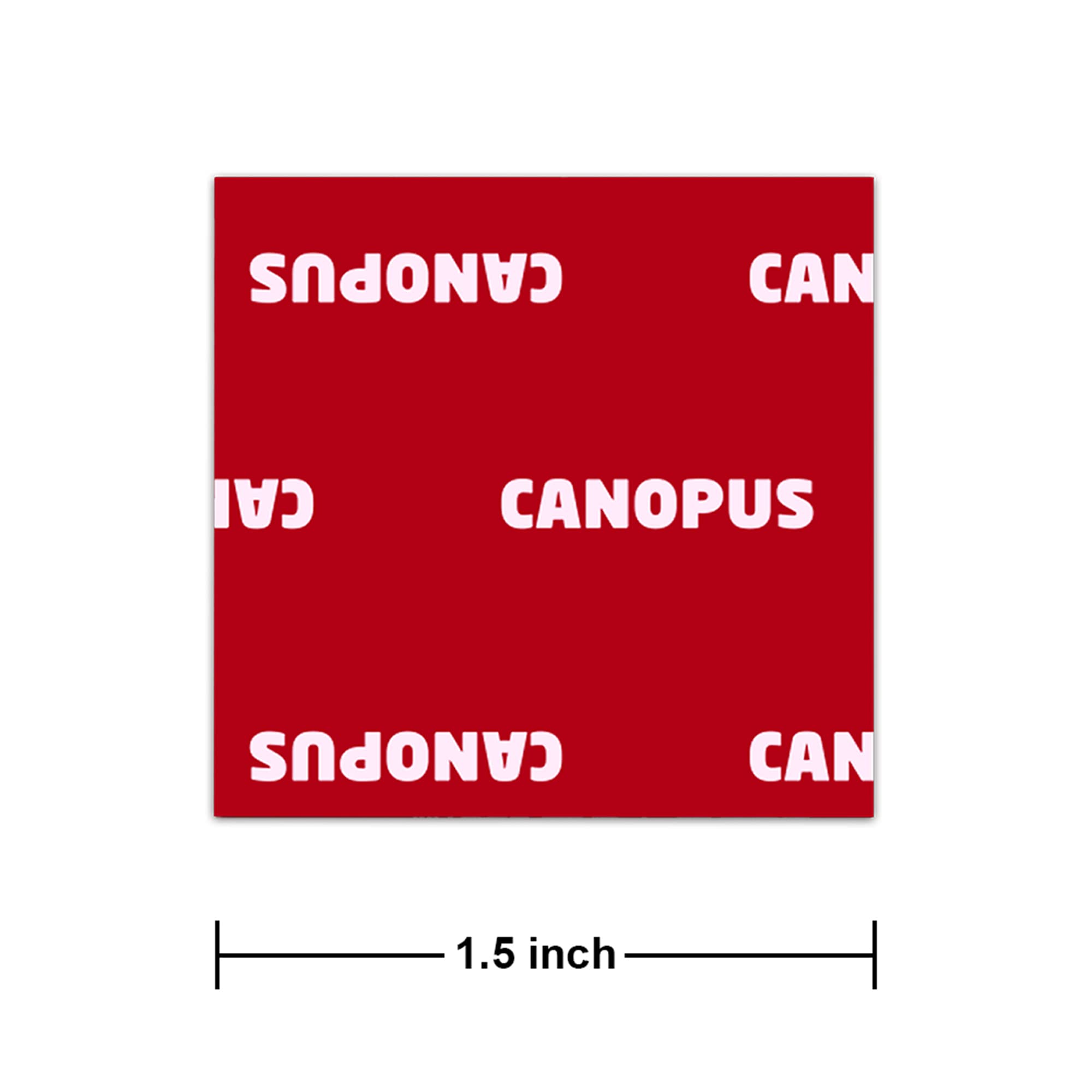 CANOPUS Mounting Square Tape Double Sided, Adhesive Pads Foam Tape, 5952 Roll, 8-PCs 1.5 in x 1.5 in Square Pack, with Box Cutter (1PC) and Razor Replacement (2PCs) - Image 3