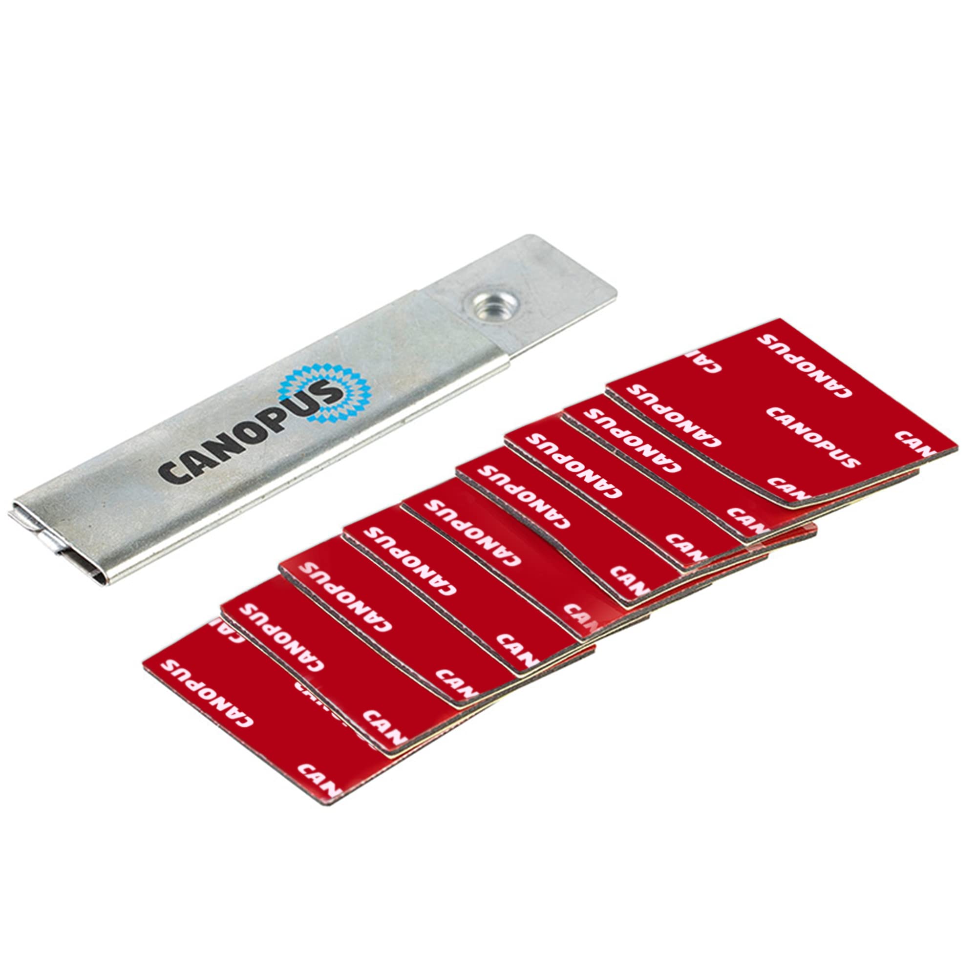 CANOPUS Mounting Square Tape Double Sided, Adhesive Pads Foam Tape, 5952 Roll, 8-PCs 1.5 in x 1.5 in Square Pack, with Box Cutter (1PC) and Razor Replacement (2PCs) - Image 4