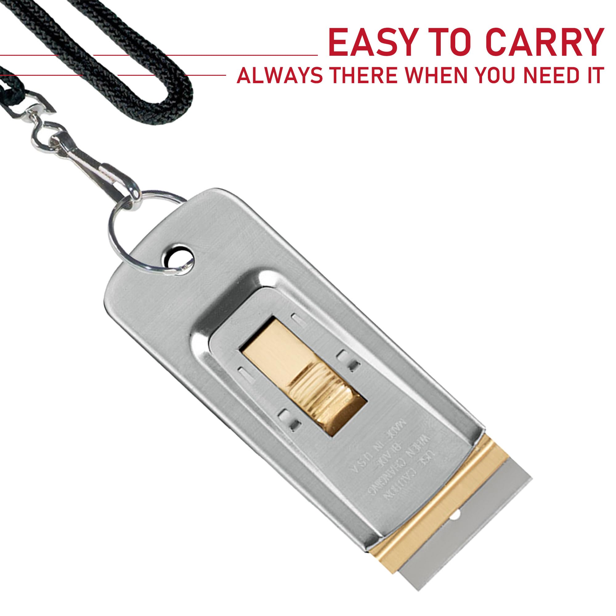 CANOPUS Razor Blade Scraper Tool, Razor Blade Holder, Window Scraper with Razor Blades, Scraper for Glass, Oven, and Cooktop, Sticker Remover Tool, Windshield Scraper - Image 4