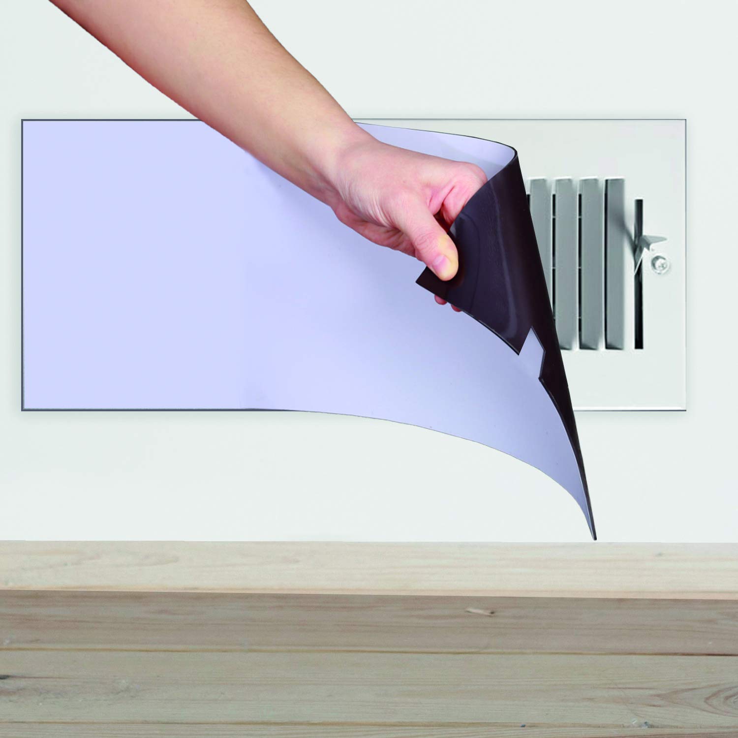 CANOPUS Strongest Magnetic Vent Covers, White, Rectangular 8in x 15in, for Floor Wall Ceiling Vent Grills, to Reduce Air Flow & Sound, Compatible with Most Home & RV Vents, Pack of 3 - Image 7